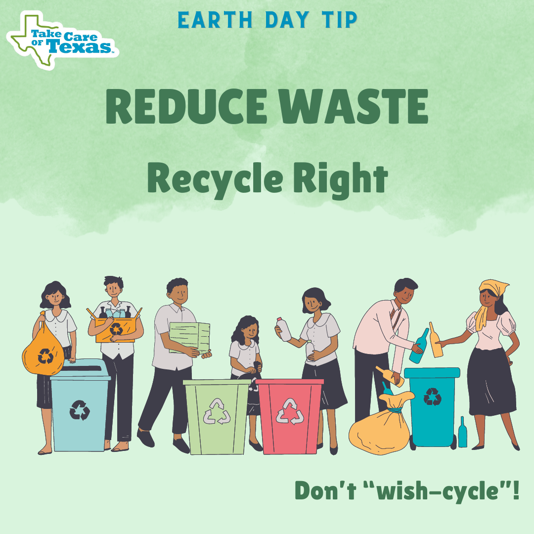 Take Care of Texas Earth Day Cards Take Care of Texas